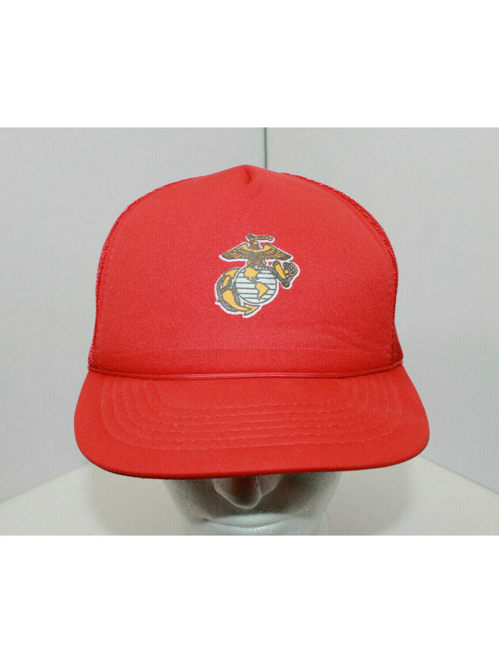 VTG Marines USMC Red Mesh Trucker Hat